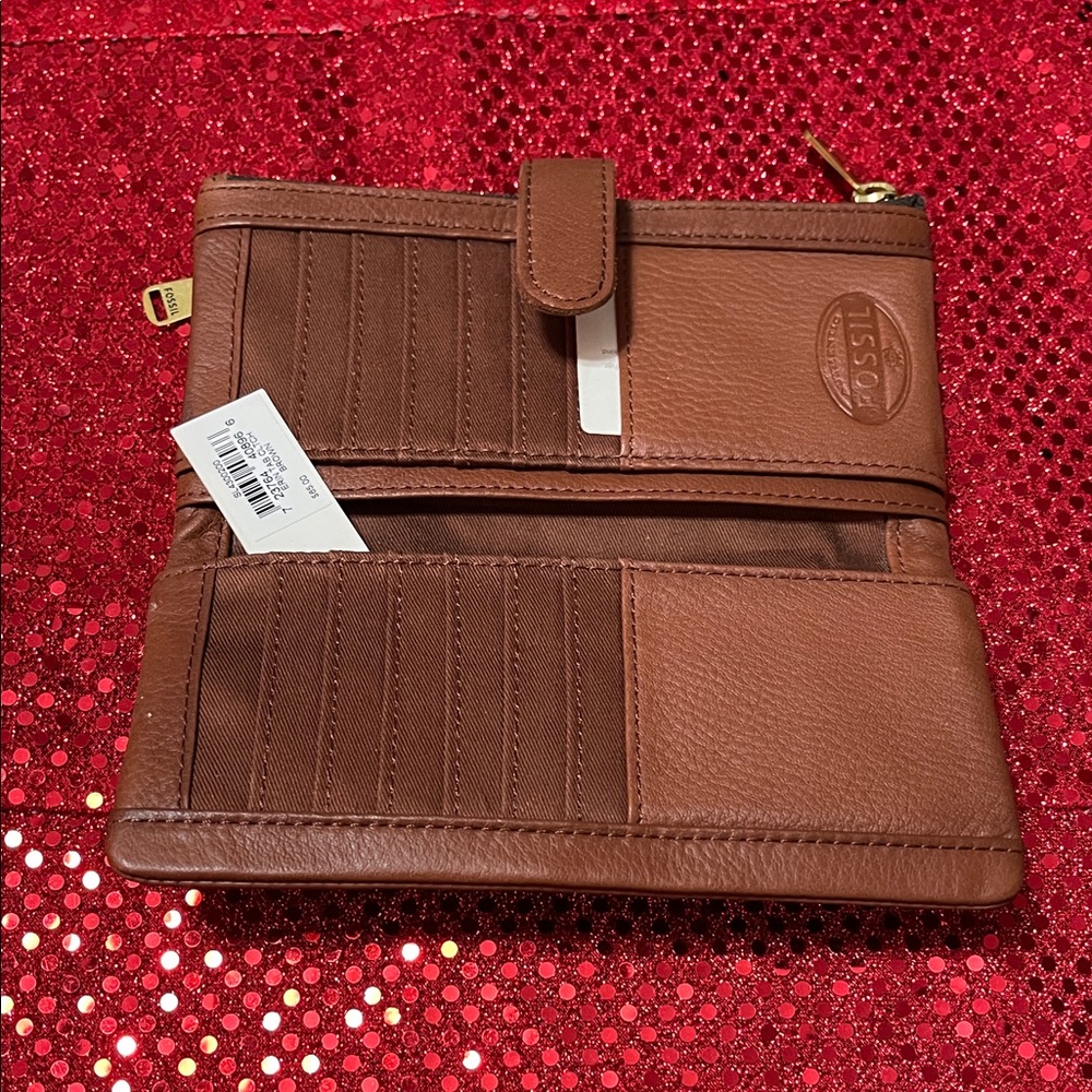 Fossil Tan Leather Women's Wallet